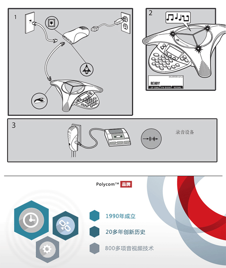 寶利通Polycom SoundStation 2W標(biāo)準(zhǔn)型